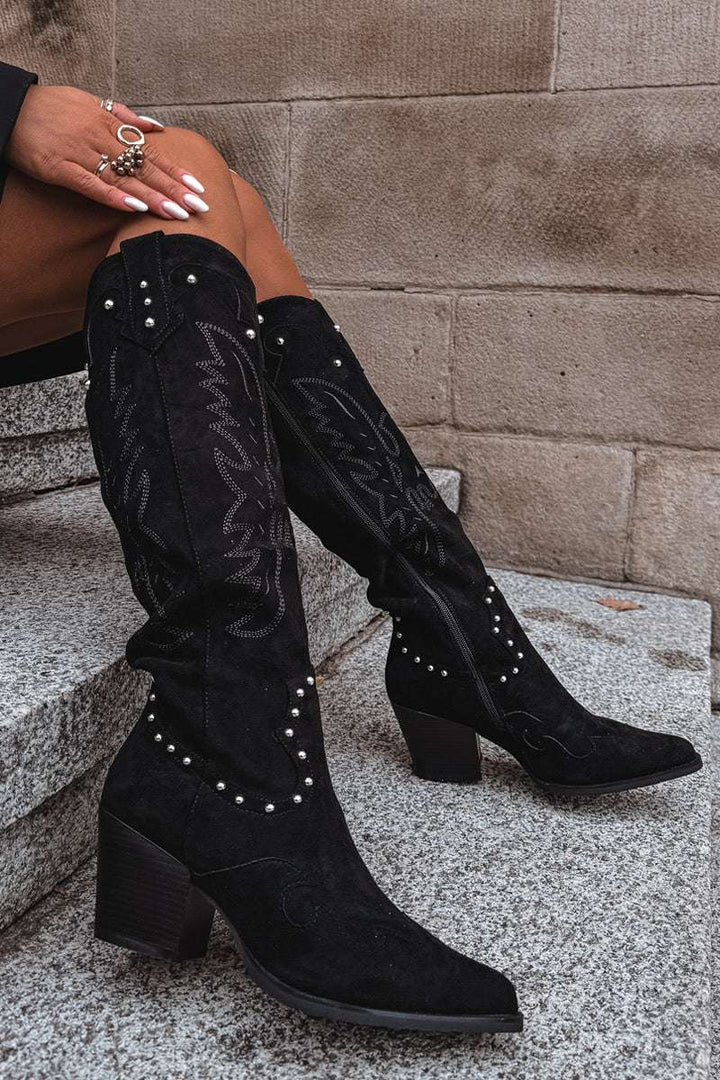 Cowboy støvler - Sort