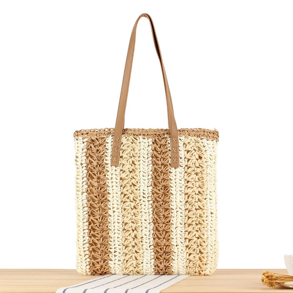 Taske - Beige striber